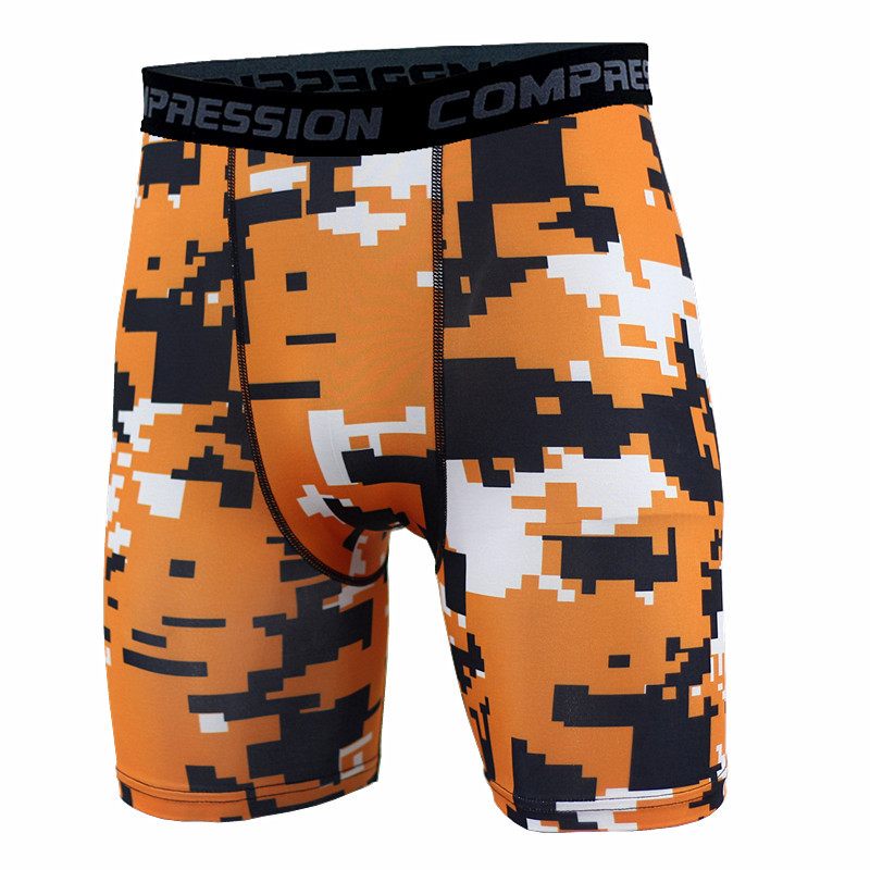 Basketballegging Camouflage Sneldrogende Shorts Heren Hardloopfitness Sportleggings