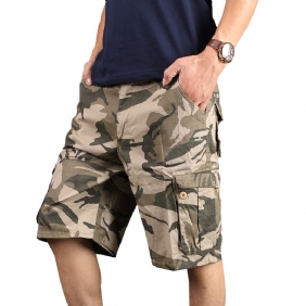 Camouflage Korte Broek Heren Multi-pocket Tooling Vijf Punten