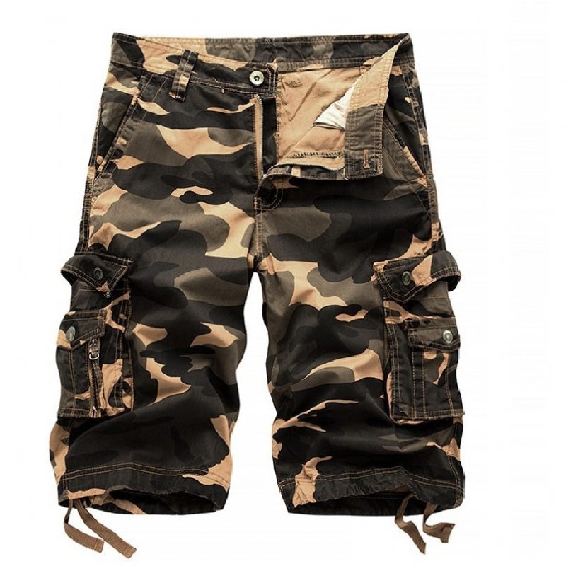 Camouflage Shorts Heren Werkkleding Vijf Punten Sport Vrije Tijd Strand