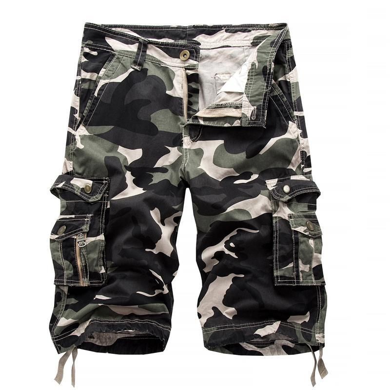 Camouflage Shorts Heren Werkkleding Vijf Punten Sport Vrije Tijd Strand