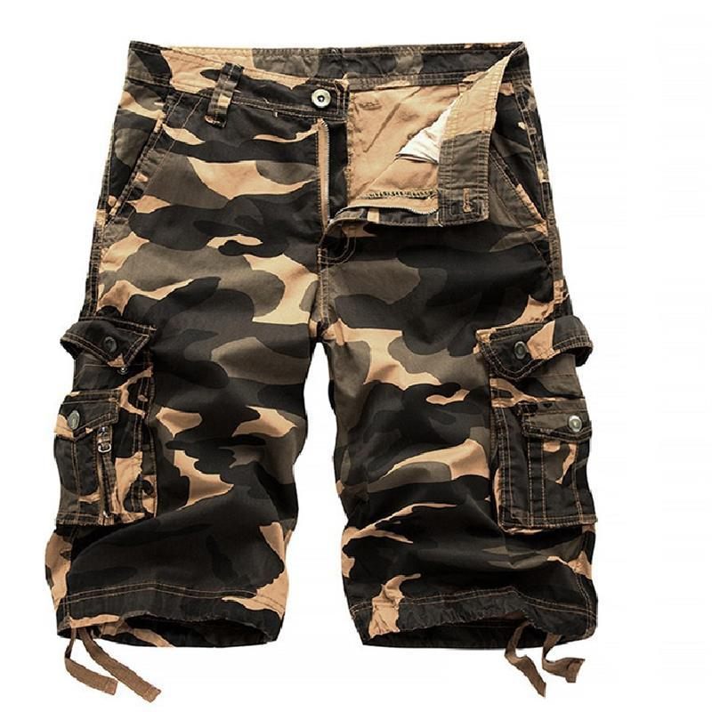 Camouflage Shorts Heren Werkkleding Vijf Punten Sport Vrije Tijd Strand