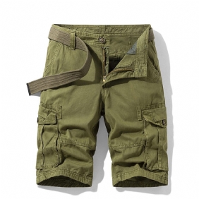 Cargoshort Voor Heren Losjes Casual Met Meerdere Zakken