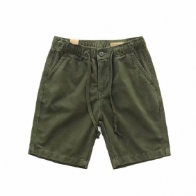 Cargoshorts Voor Heren Zomer Los Casual Trendy Recht Vijf Punten