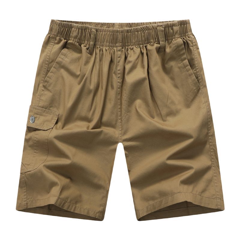 Cargoshorts Voor Heren Zomer Los Katoen Vijf Punten