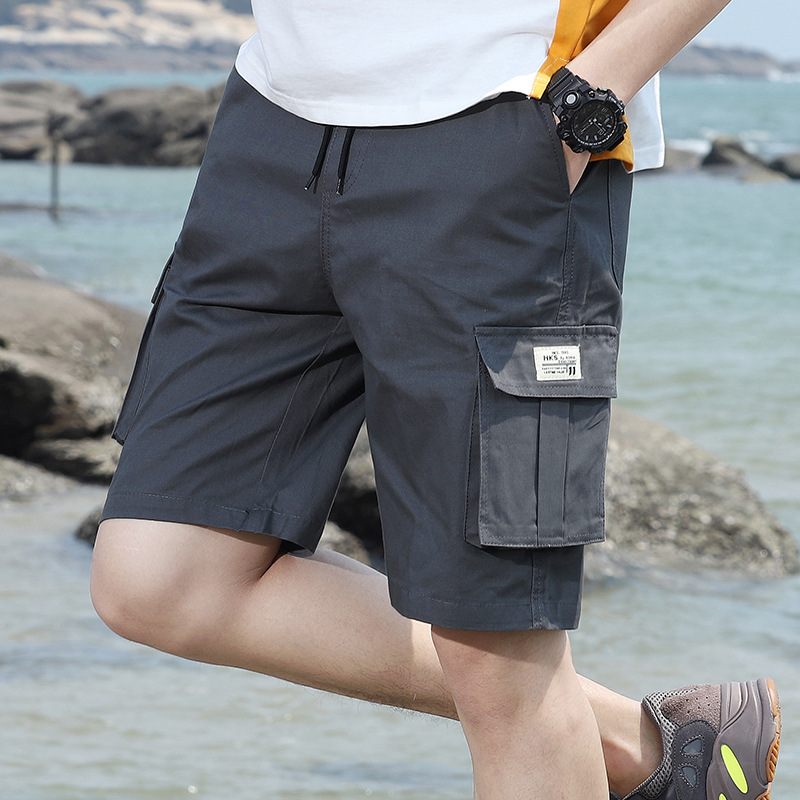 Cargoshorts Voor Heren Zomer Vijf Punten Losse Casual Camouflagestrandshorts