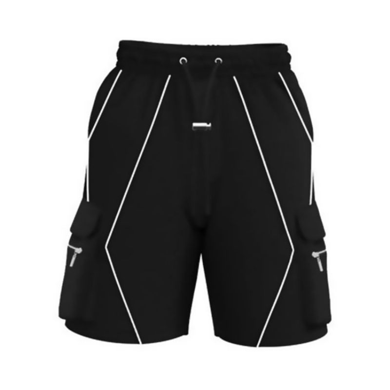 Effen Kleur Shorts Trend Heren Sport Casual Vijf Punten