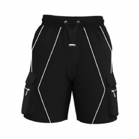 Effen Kleur Shorts Trend Heren Sport Casual Vijf Punten