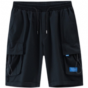 Grote Zak Cargo Shorts Heren Zomer Trend Sport Casual Vijf Punten Los