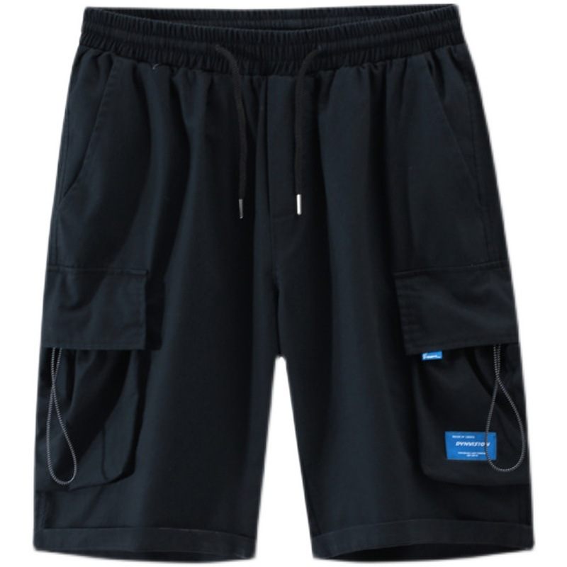 Grote Zak Cargo Shorts Heren Zomer Trend Sport Casual Vijf Punten Los