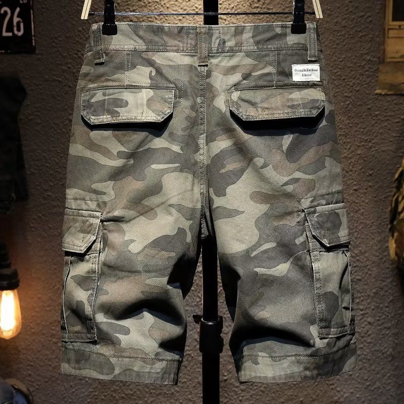 Herenshort Camouflage Five Point Trend Casual Werkkleding