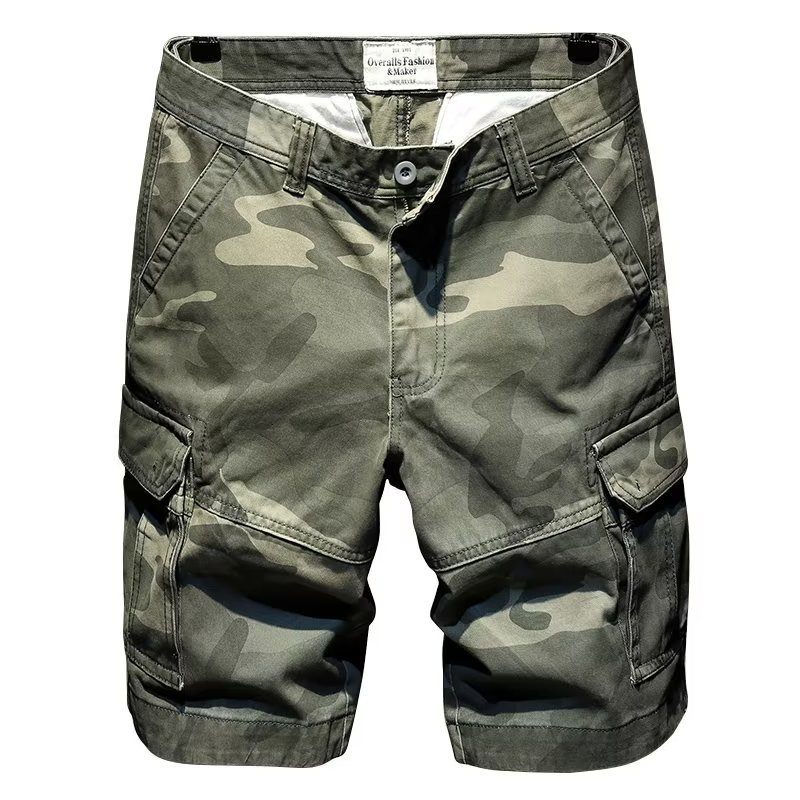 Herenshort Camouflage Five Point Trend Casual Werkkleding