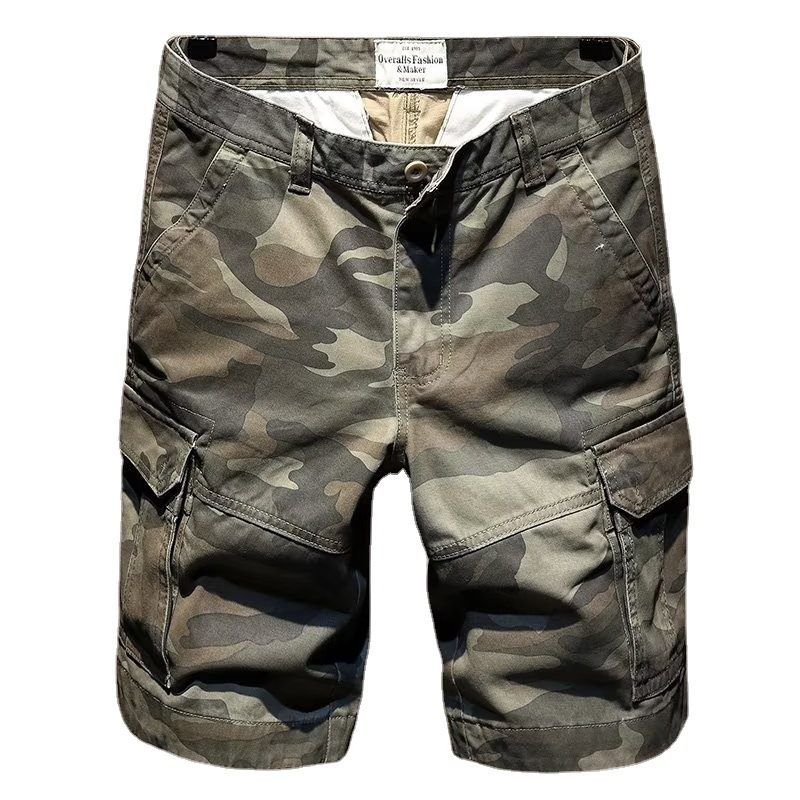 Herenshort Camouflage Five Point Trend Casual Werkkleding