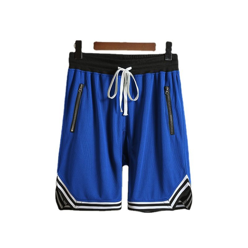 Herenshort Zip Stripe Colour Block Sport