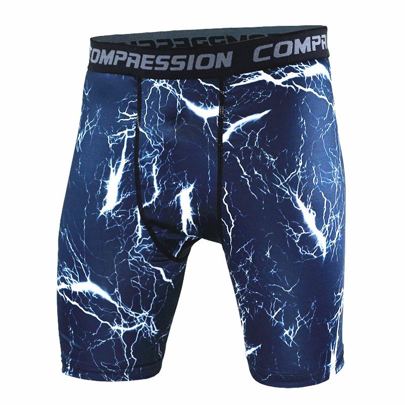 Herenshorts Camouflage Hardlopen Training Fitness Sport Casual Zweetabsorberend Elastisch Dun Strak