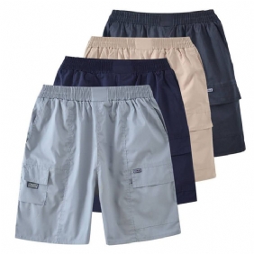 Herenshorts Casual Losvallend Bijgesneden Strand