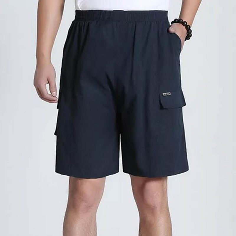 Herenshorts Casual Losvallend Bijgesneden Strand