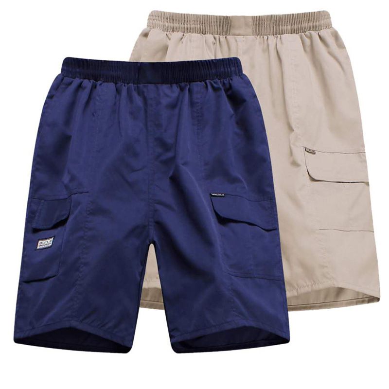 Herenshorts Casual Losvallend Bijgesneden Strand