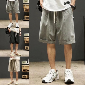 Herenshorts Zomer Dunne Casual Losse Trend Werkkleding