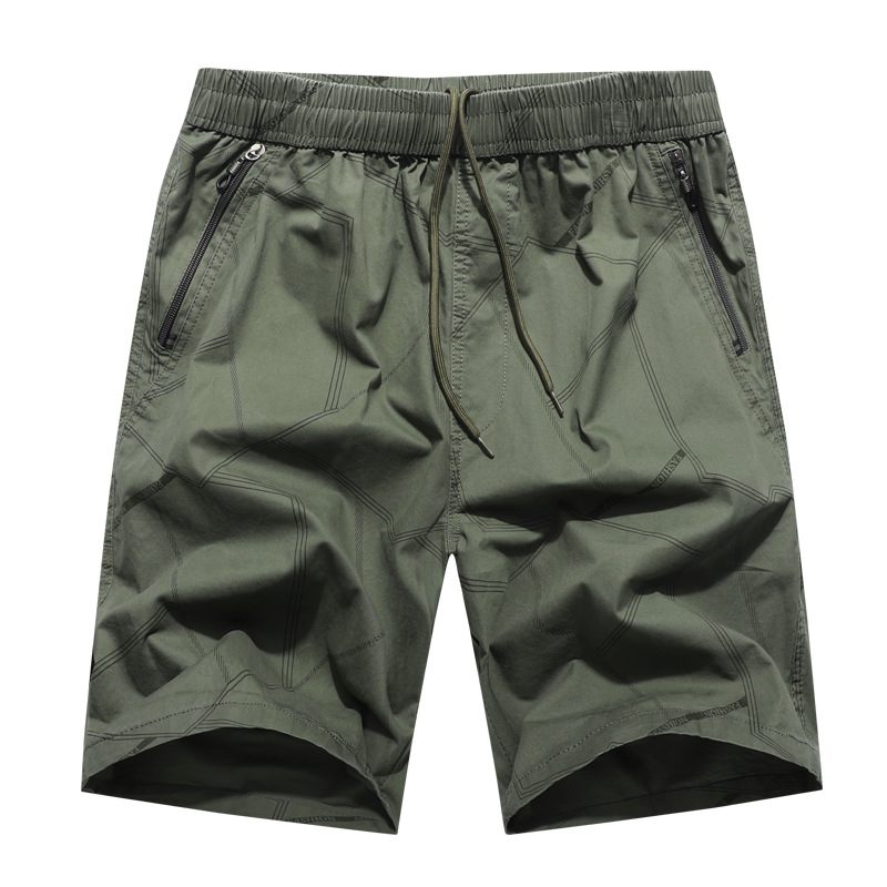 Herenshorts Zomer Losse Vijf Punten Casual Katoen