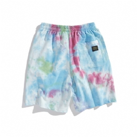 Kleurverloop Paar Shorts Heren Sportbroek Strand Casual