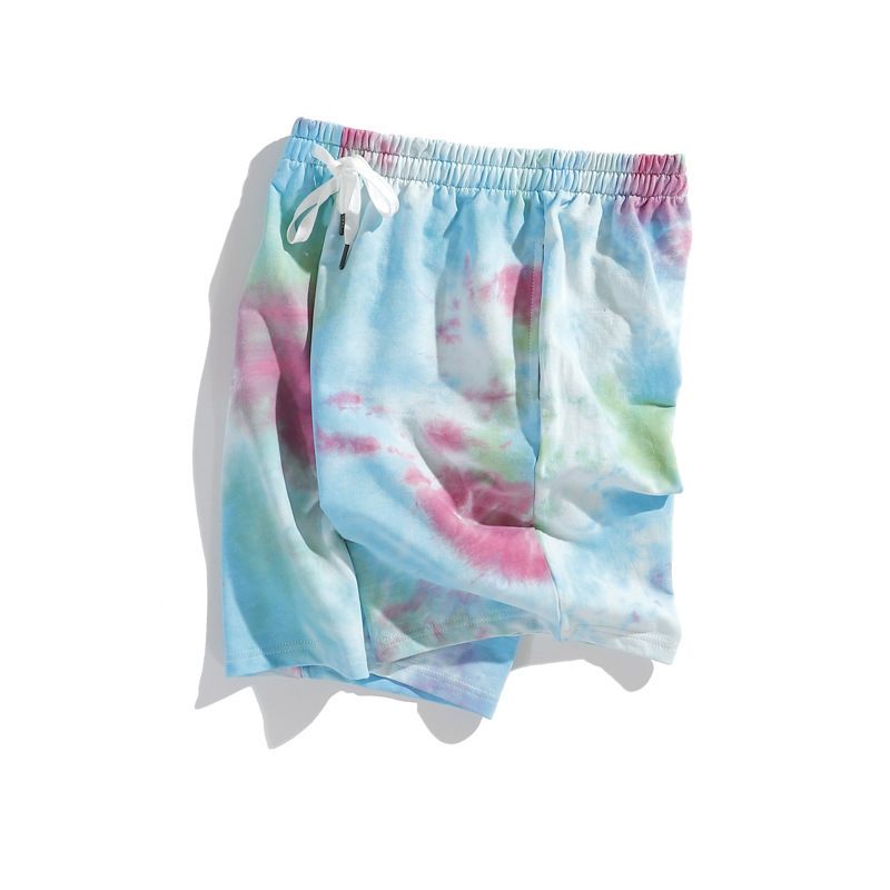 Kleurverloop Paar Shorts Heren Sportbroek Strand Casual