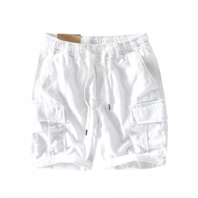 Lente En Zomer Nieuwe Casual Hennepshorts Met Meerdere Zakken Voor Heren