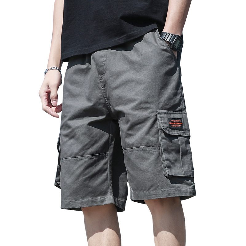 Lente- En Zomeroveralls Herenoveralls Shorts Trend Vijf Punten Losse Casual 2024 Zomercamouflage