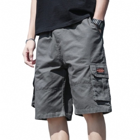 Lente- En Zomeroveralls Herenoveralls Shorts Trend Vijf Punten Losse Casual 2024 Zomercamouflage