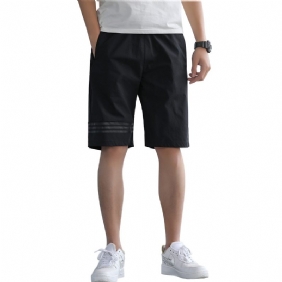 Nieuwe Heren Casual Shorts Trendy Mode Stretch Ademende Sport Vijf Punten