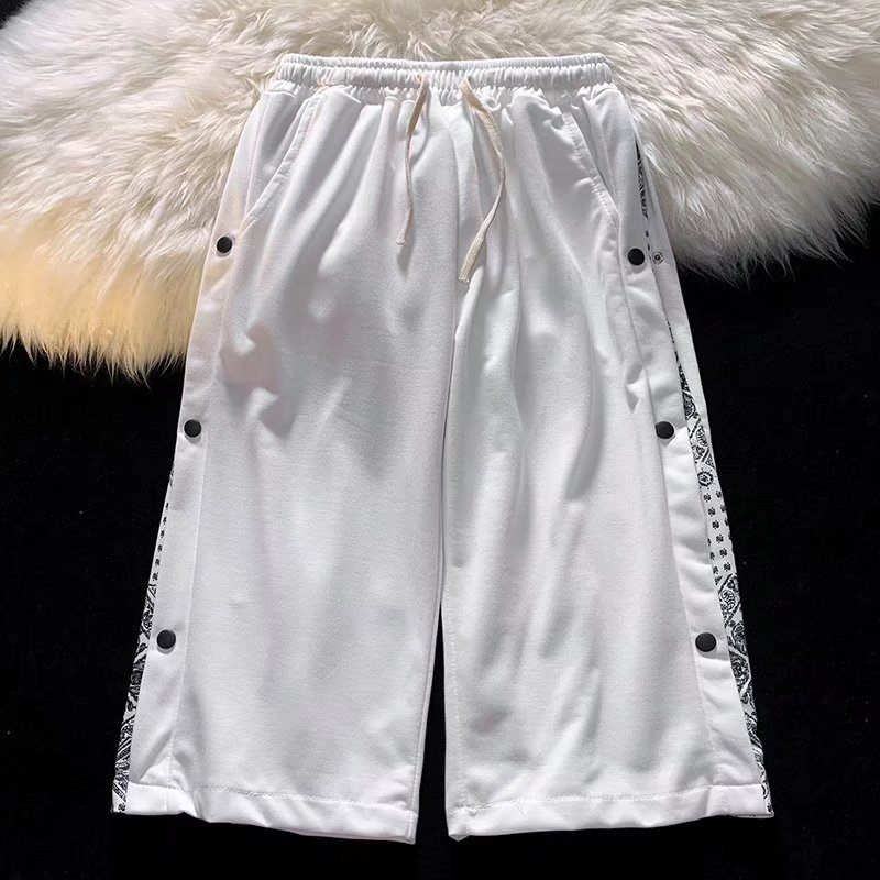 Seven Quarterback Sportshorts Voor Heren Losse Dunne Sectie Trend Casual Wijde Pijpen Recht