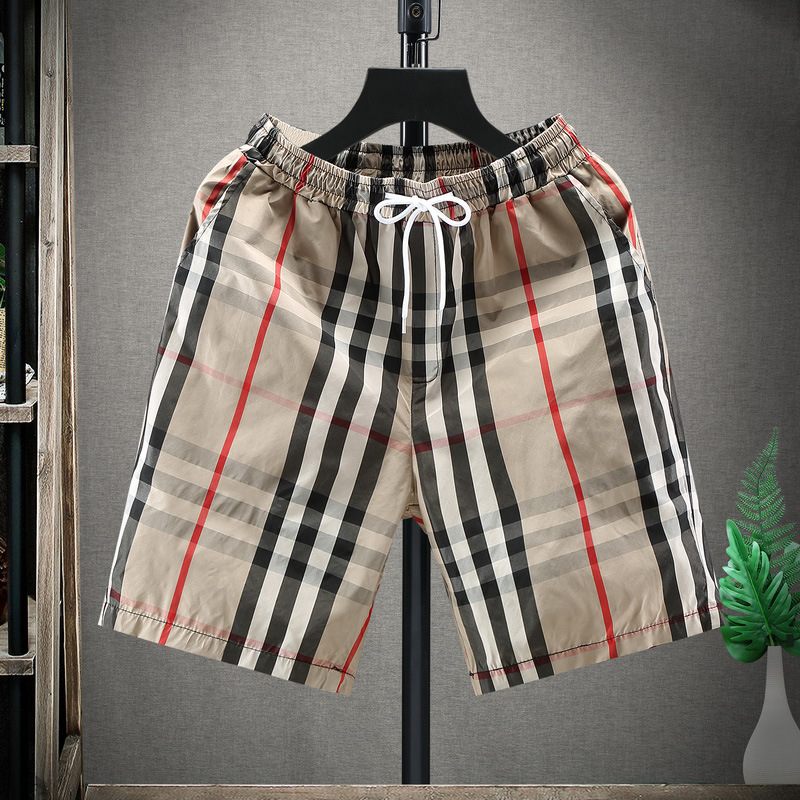 Shorts Heren Casual Trend Plaid Five Points Home Loose Beach