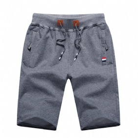 Sportshorts Voor Heren Casual Loose Five Points Thin Knit Running