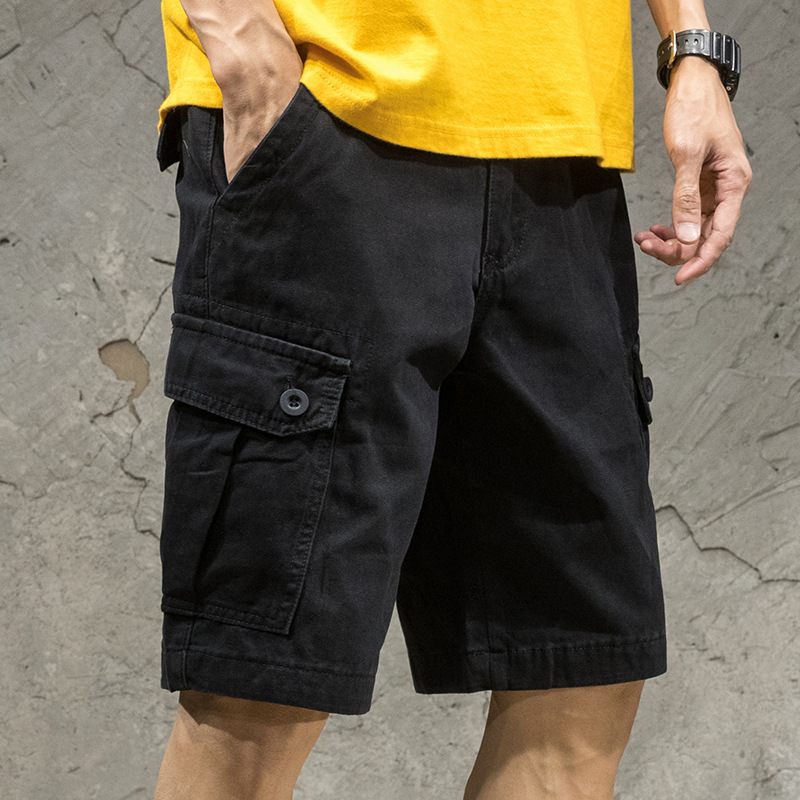 Tooling Shorts Heren Trendy Casual Losse Vijf Punten Dunne Sectie