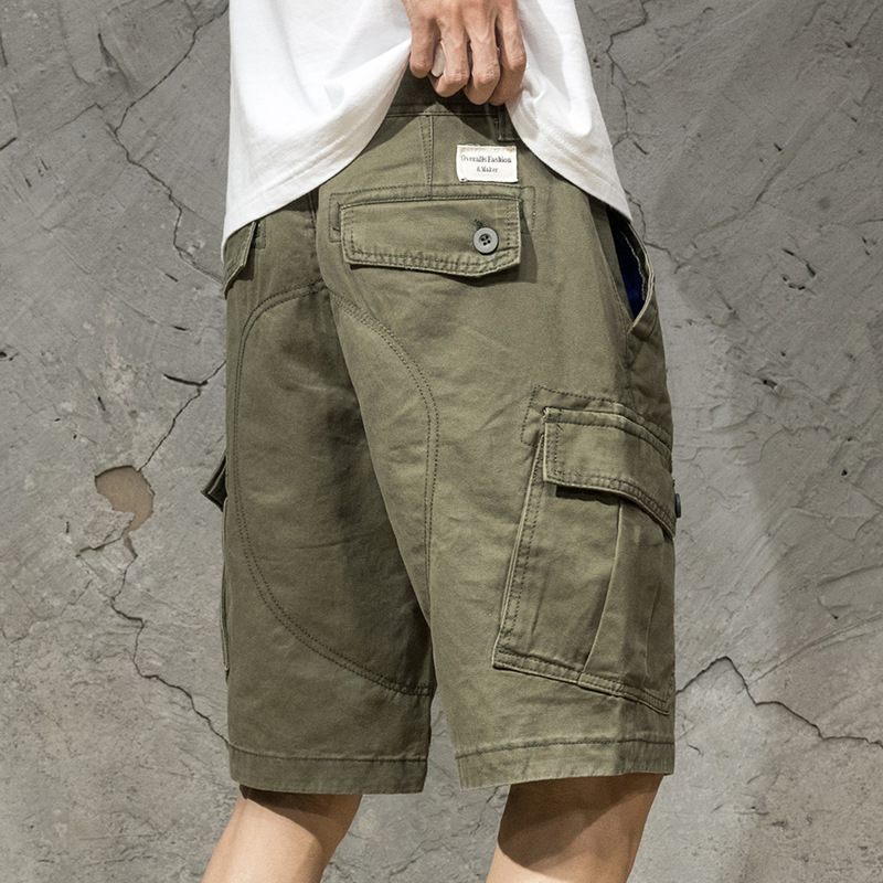 Tooling Shorts Heren Trendy Casual Losse Vijf Punten Dunne Sectie