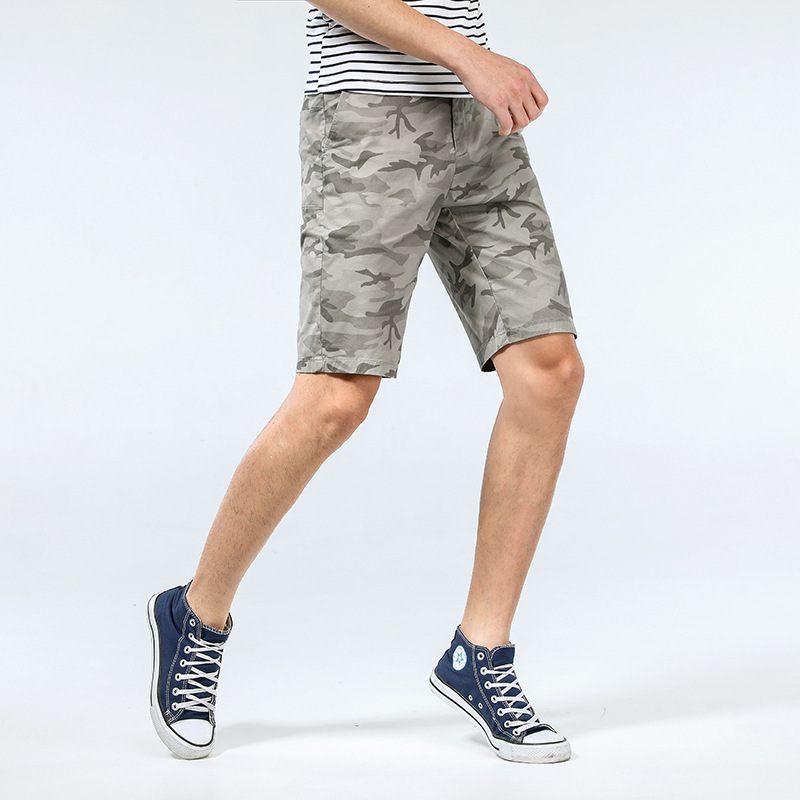 Trendy Camouflage 5-punts Short Heren Losse Dunne Overall