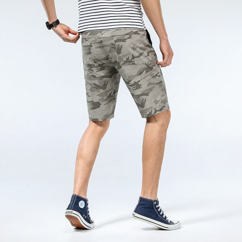 Trendy Camouflage 5-punts Short Heren Losse Dunne Overall