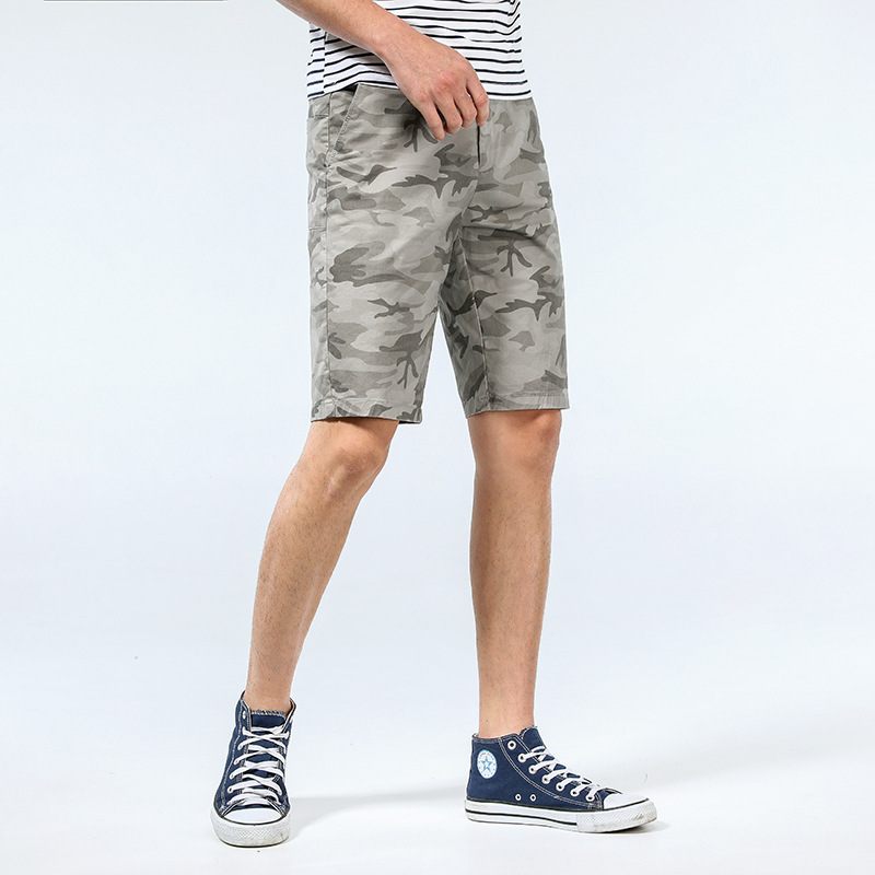 Trendy Camouflage 5-punts Short Heren Losse Dunne Overall