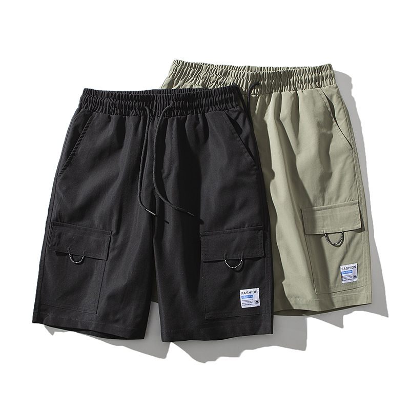 Zomer Casual Vijfpuntsbroek Heren Losse Outdoor Strand Ademende Dunne Sectie Sportmode