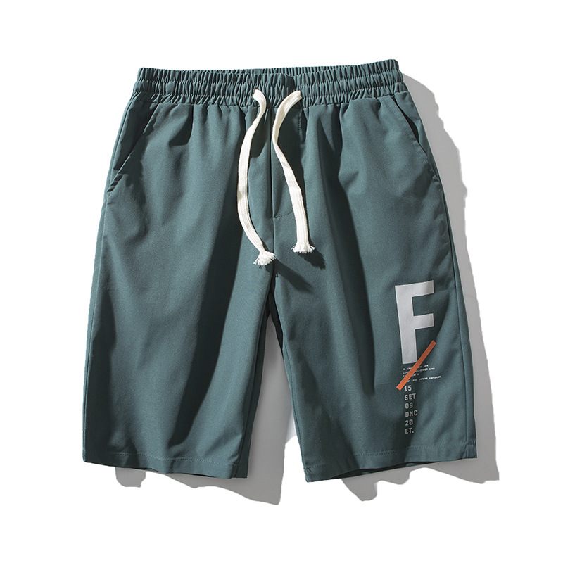 Zomer Casual Vijfpuntsbroek Heren Losse Outdoor Strand Ademende Dunne Sectie Sportmode