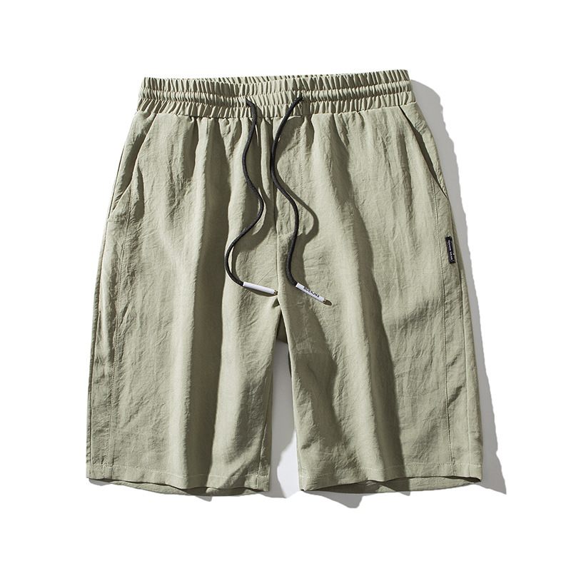 Zomer Casual Vijfpuntsbroek Heren Losse Outdoor Strand Ademende Dunne Sectie Sportmode