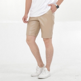 Zomer Dunne Heren Stretch Kleur Witte Shorts Five Points