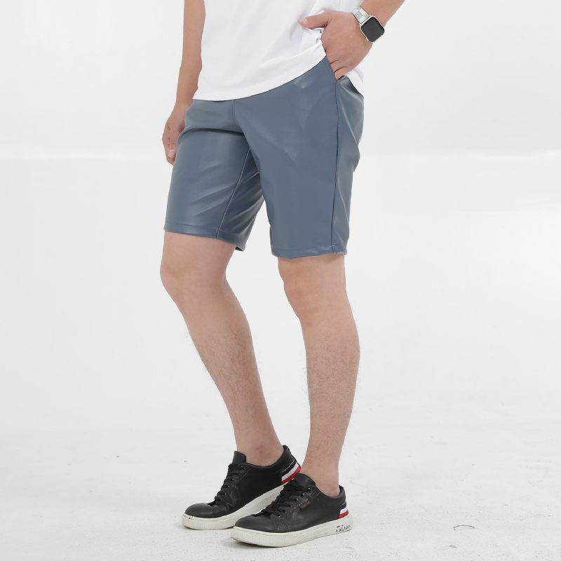 Zomer Dunne Heren Stretch Kleur Witte Shorts Five Points