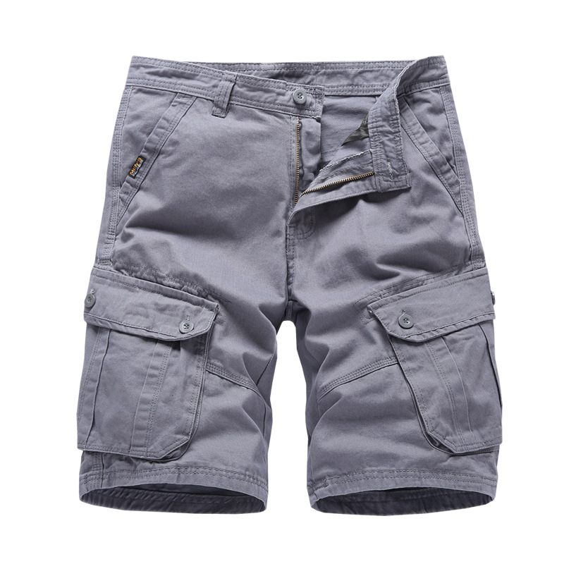 Zomer Heren Capribroek Losse Werkkleding Katoenen Shorts