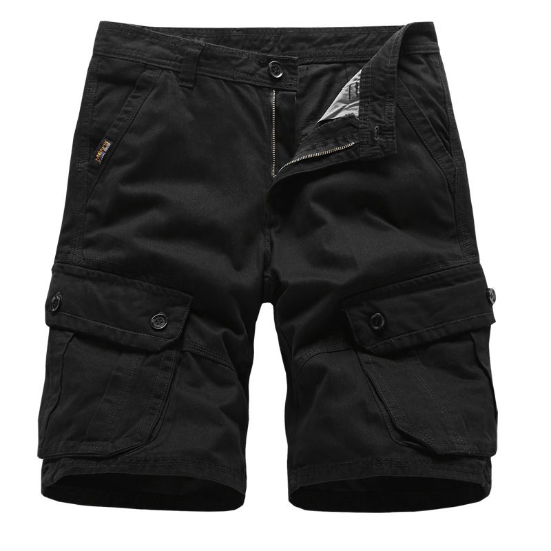 Zomer Heren Capribroek Losse Werkkleding Katoenen Shorts