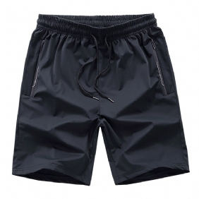 Zomer Heren Vijfpunts Losse Elastische Casual Sportshorts