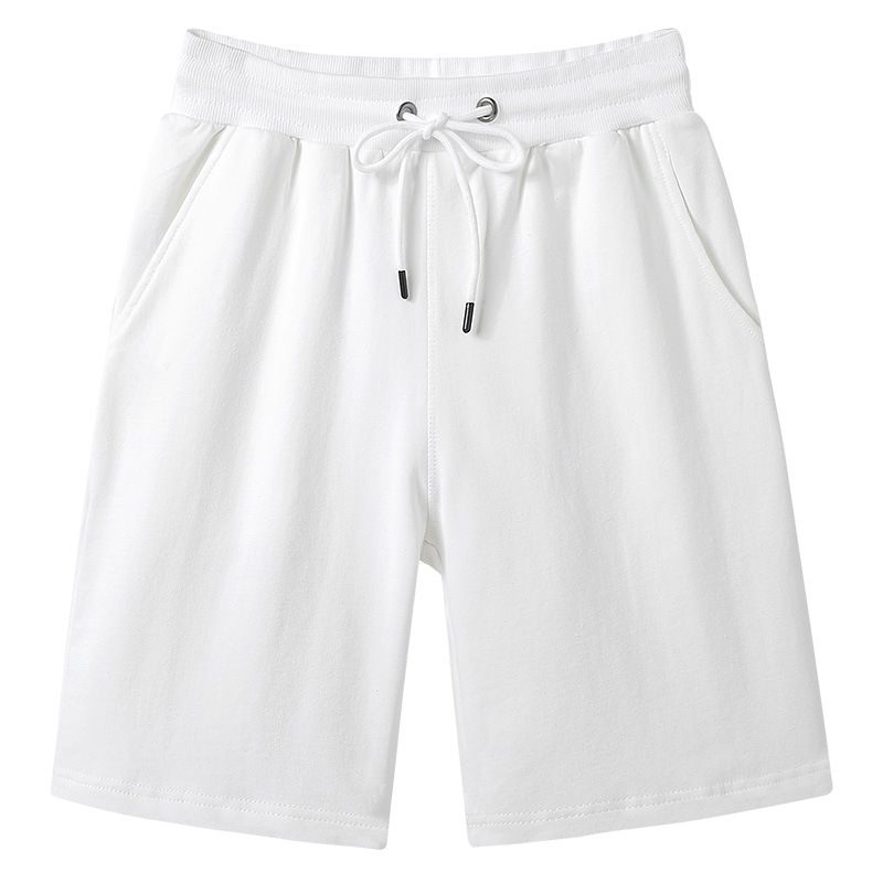 Zomer Katoenen Ademende Casual Shorts Heren Nieuwe Trend Strand Vijf Punten