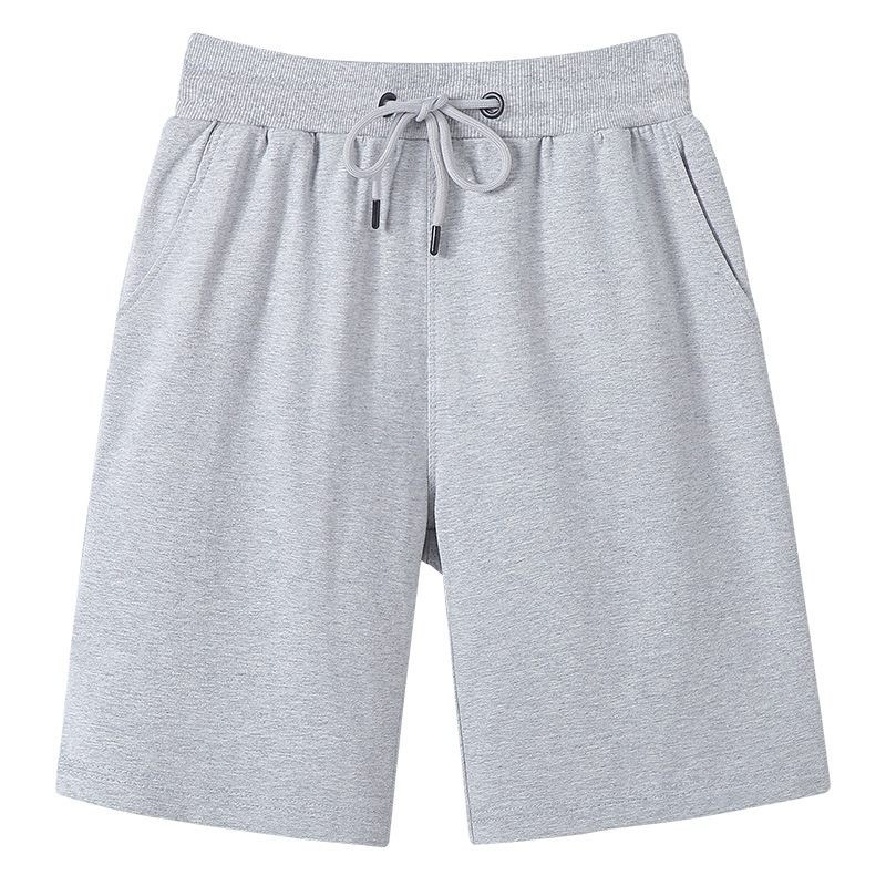 Zomer Katoenen Ademende Casual Shorts Heren Nieuwe Trend Strand Vijf Punten