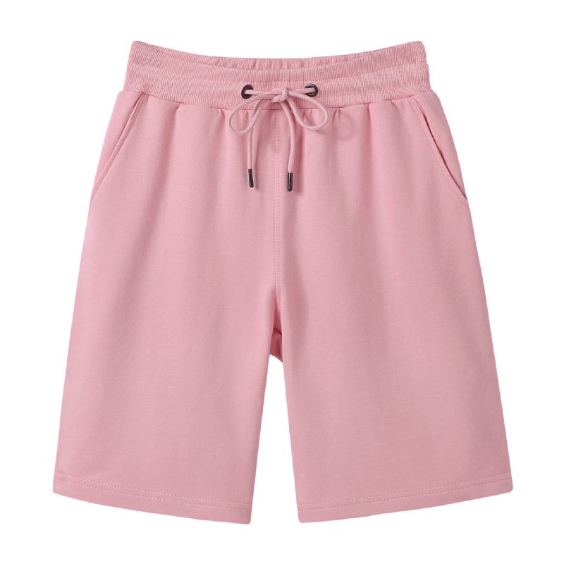 Zomer Katoenen Ademende Casual Shorts Heren Nieuwe Trend Strand Vijf Punten