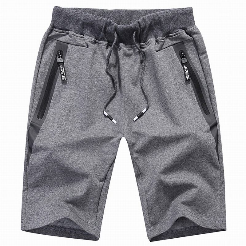 Zomer Nieuwe Casual Elastische Shorts Heren Gebreide Vijf Punten Strand