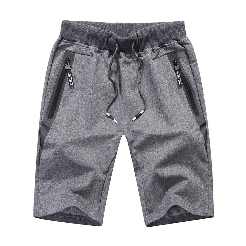 Zomer Nieuwe Casual Elastische Shorts Heren Gebreide Vijf Punten Strand